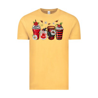 Vintage Mustard ladybug coffee cups Vintage Tee - Zillion Design Studio