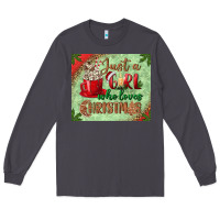 Smoke just a girl who loves christmas mousepad Long Sleeve Tee - BundleAndBundleShop