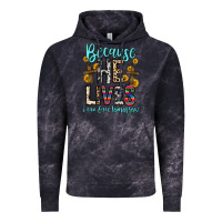 Cloud Black because he lives i can face tomorrow Vintage Hoodie - Zillion Design Studio