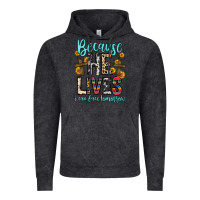 Vintage Black because he lives i can face tomorrow Vintage Hoodie - Zillion Design Studio