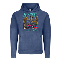 Vintage Denim because he lives i can face tomorrow Vintage Hoodie - Zillion Design Studio