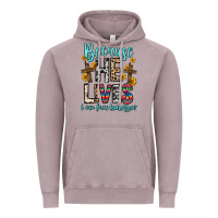 Vintage Zinc because he lives i can face tomorrow Vintage Hoodie - Zillion Design Studio