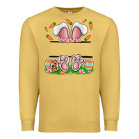 Antique Gold easter costom name rabbit Premium Sweatshirt - MaliasSmallBusiness