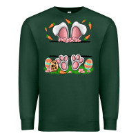 Sports Green easter costom name rabbit Premium Sweatshirt - MaliasSmallBusiness