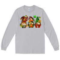 Moon Dust fall gnomes with pumpkin pie Long Sleeve Tee - AdoDesignShop