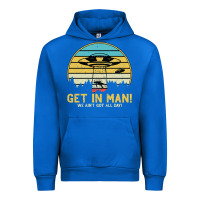Cobalt UFO Vintage Retro Alien Outerspace Spaceship Urban Hoodie - Bettercallsaul