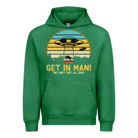 Emerald UFO Vintage Retro Alien Outerspace Spaceship Urban Hoodie - Bettercallsaul