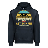 Navy UFO Vintage Retro Alien Outerspace Spaceship Urban Hoodie - Bettercallsaul