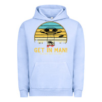Pigment Grape Ice UFO Vintage Retro Alien Outerspace Spaceship Urban Hoodie - Bettercallsaul