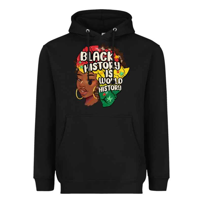 Black History Is World History Heavyweight Hoodie by MaliasSmallBusiness | Teevron