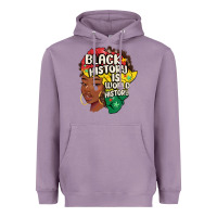 Lavender black history is world history Heavyweight Hoodie - MaliasSmallBusiness