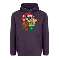 Plum black history is world history Heavyweight Hoodie - MaliasSmallBusiness