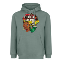 Sage black history is world history Heavyweight Hoodie - MaliasSmallBusiness