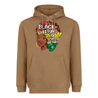 Toasted Coconut black history is world history Heavyweight Hoodie - MaliasSmallBusiness