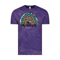 Cloud Purple western mama rainbow Vintage Tee - RanaPortraitStore