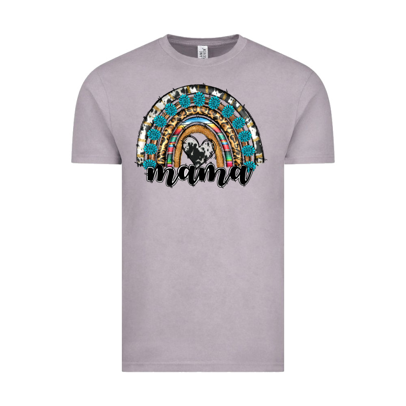 Western Mama Rainbow Vintage Tee by RanaPortraitStore | Teevron