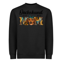Black western dachshund mom Heavyweight Sweatshirt - RanaPortraitStore