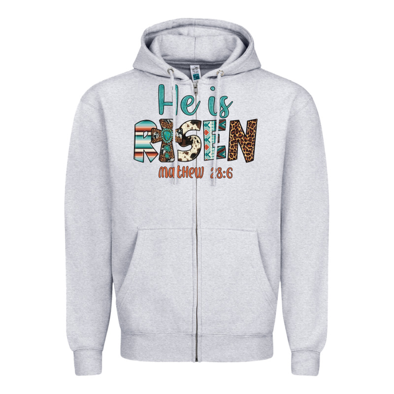 He Is Risen Zipper Hoodie by Artiststas | Teevron