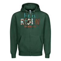 Sports Green he is risen Zipper Hoodie - Artiststas
