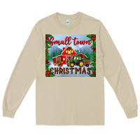 Mushroom small town christmas mousepad Long Sleeve Tee - BundleAndBundleShop