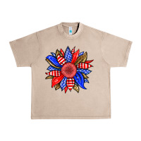 French Oak America sunflower Urban Heavy Tee - Neo Western