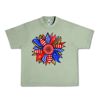 Oil Green America sunflower Urban Heavy Tee - Neo Western