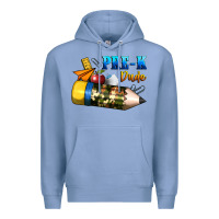 Colony Blue pre k dude Premium Hoodie - BundleAndBundleShop