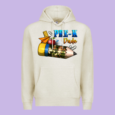 Pre K Dude Premium Hoodie Designed By Bundleandbundleshop