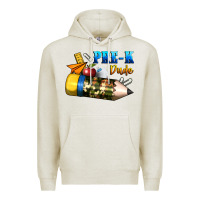 Oatmeal Heather pre k dude Premium Hoodie - BundleAndBundleShop
