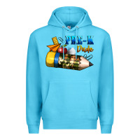 Ocean Blue pre k dude Premium Hoodie - BundleAndBundleShop