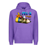 Purple pre k dude Premium Hoodie - BundleAndBundleShop