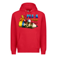 Red pre k dude Premium Hoodie - BundleAndBundleShop