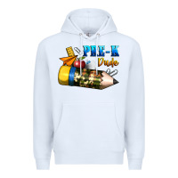 White pre k dude Premium Hoodie - BundleAndBundleShop