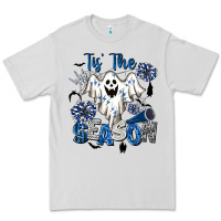 Dove Grey Tis' The Season Cheer Ghost Premium Tee - BarkalooDesign