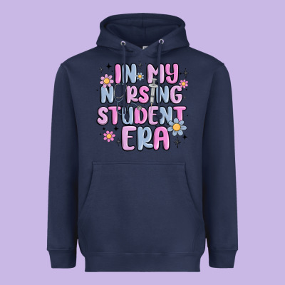 In My Nursing Student Era Heavyweight Hoodie Designed By Maliassmallbusiness