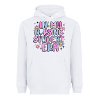 White in my nursing student era Heavyweight Hoodie - MaliasSmallBusiness