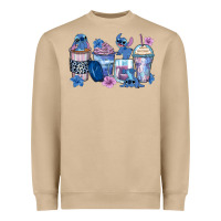 Mushroom stitch coffee cups Heavyweight Sweatshirt - Zillion Design Studio