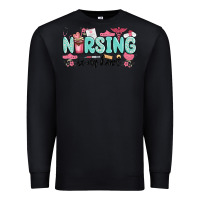 Black nursing in my heart Premium Sweatshirt - MaliasSmallBusiness