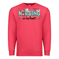 Cardinal nursing in my heart Premium Sweatshirt - MaliasSmallBusiness