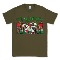 Army Green mexican flag sunflower mom leopard Classic Tee - JahusDesignShop