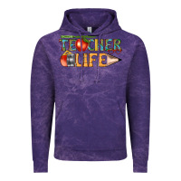 Cloud Purple teacher life Vintage Hoodie - texasbilliewilder