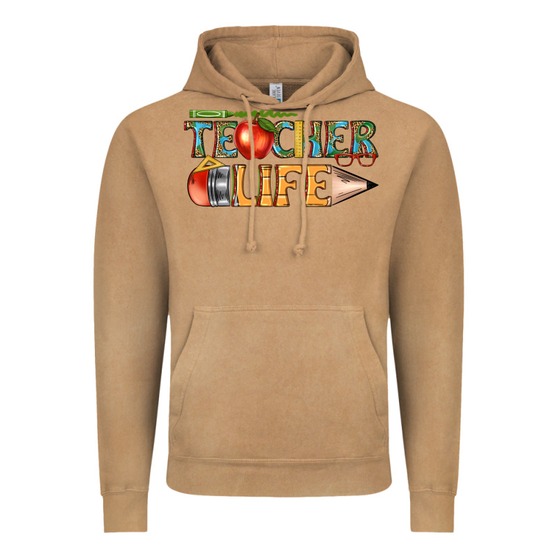 Teacher Life Vintage Hoodie by texasbilliewilder | Teevron