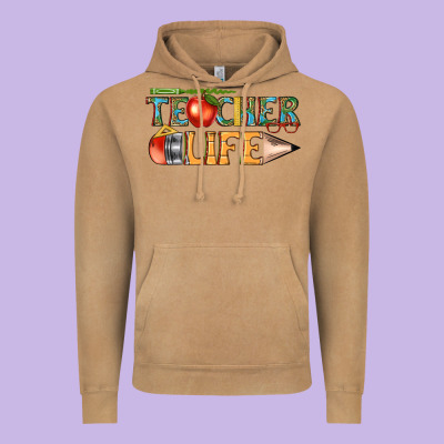 Vintage Hoodie teacher life