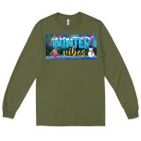 Army Green winter vibes license plate Long Sleeve Tee - BundleAndBundleShop
