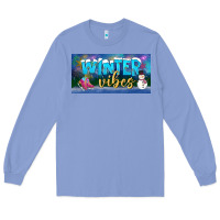 Colony Blue winter vibes license plate Long Sleeve Tee - BundleAndBundleShop
