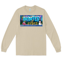 Mushroom winter vibes license plate Long Sleeve Tee - BundleAndBundleShop