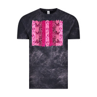 Cloud Black Breast Cancer Brushstrokes Vintage Tee - texasbilliewilder