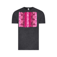 Vintage Black Breast Cancer Brushstrokes Vintage Tee - texasbilliewilder