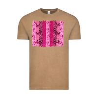 Vintage Coffee Breast Cancer Brushstrokes Vintage Tee - texasbilliewilder