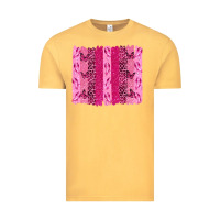 Vintage Mustard Breast Cancer Brushstrokes Vintage Tee - texasbilliewilder